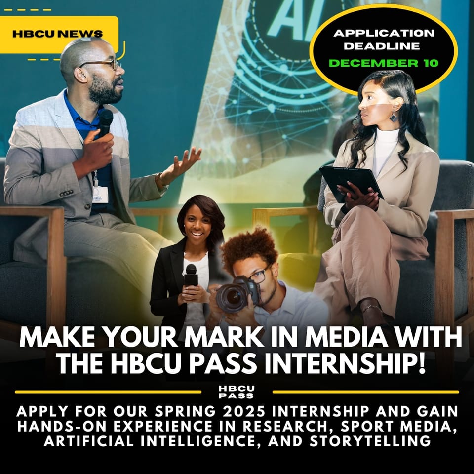 Exciting Opportunity: Join the HBCU Pass Spring 2025 Internship Program!